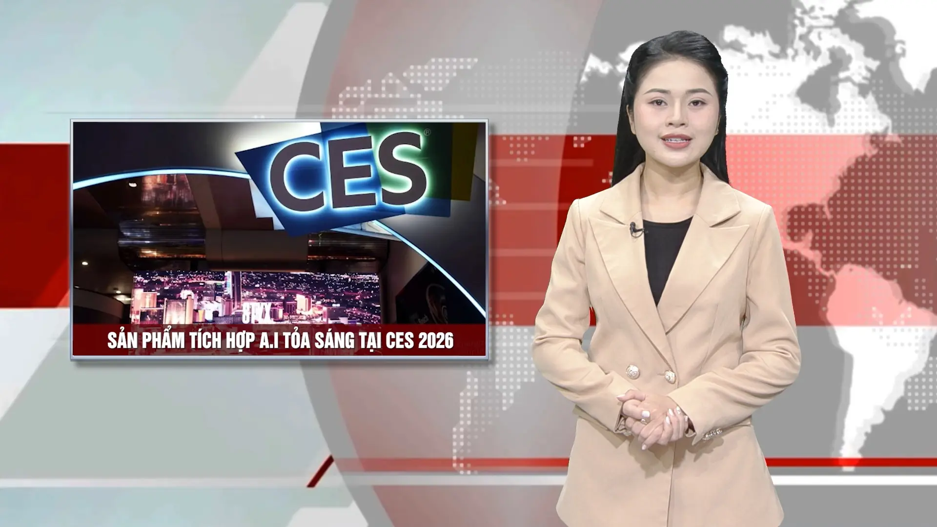  Sản phẩm tích hợp AI tỏa sáng tại CES 2026 | Nhìn ra thế giới | 09/01/2026